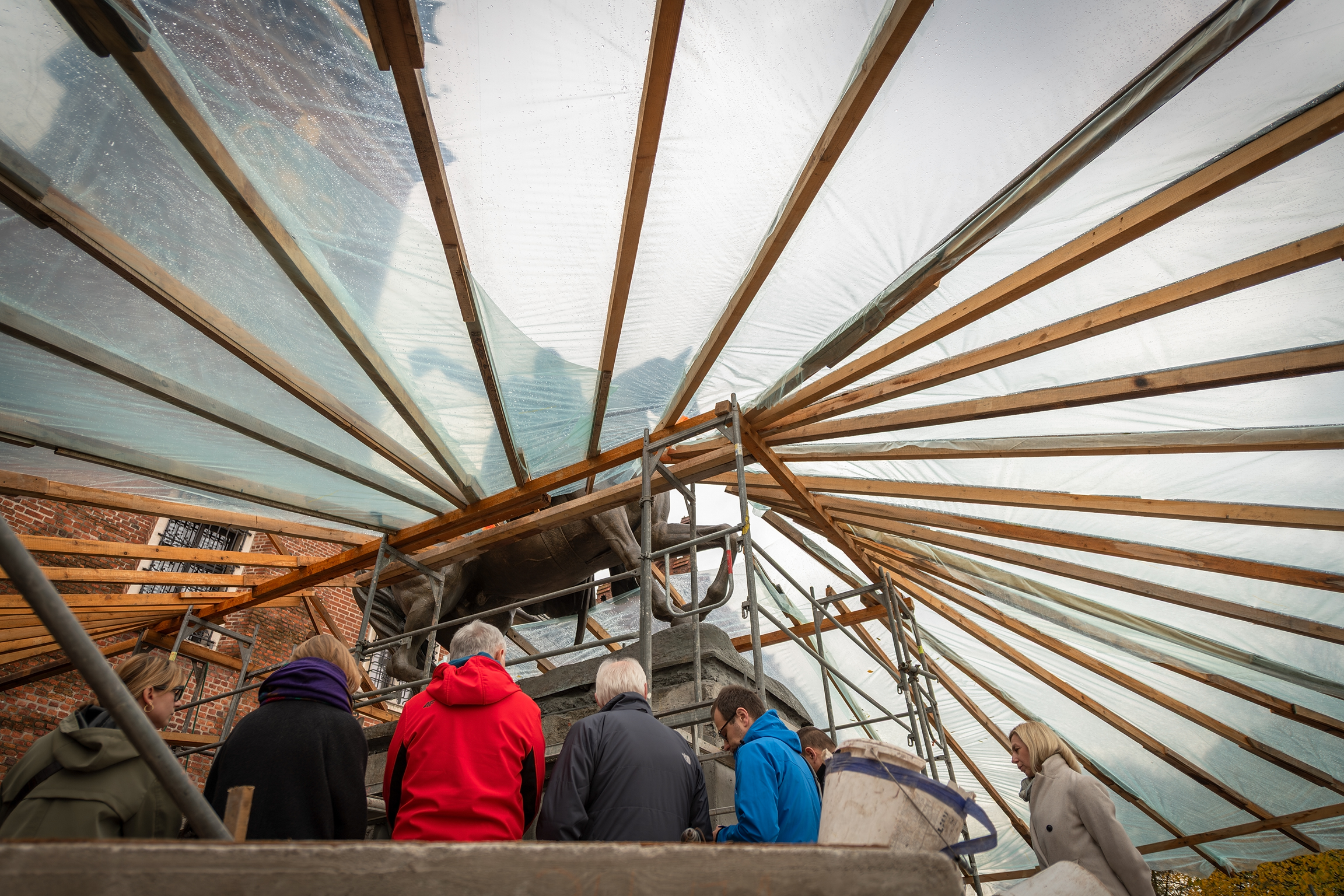 SKOZK – komisja konserwatorska, remont bastionu Władysława IV z pomnikiem Tadeusza Kościuszki na Wawelu